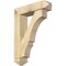 Ekena Millwork Balboa Arts and Crafts Rough Sawn Bracket w/ Offset Brace, Douglas Fir, 6"W x 22"D x 30"H BKT0604X22X30BOA03RDF - alternate 1